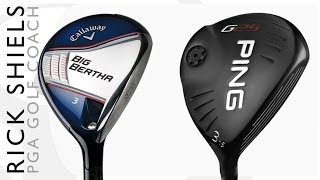 Callaway Big Bertha Vs Ping G25 FW Challenge [upl. by Nhojleahcim]