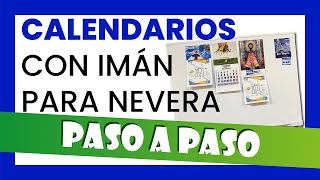 🎓 FABRICA calendarios PERSONALIZADOS IMANTADOS un regalo perfecto para colocar en la NEVERA¡ [upl. by Eelnodnarb]