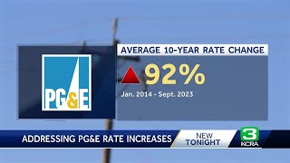 Data PGampE rates going up as utility asks regulators for rate hike [upl. by Thorr594]