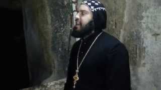 Orthodox Monk singing in Aramaic  Jerusalem [upl. by Thurstan]