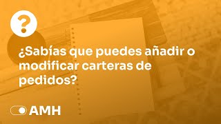 💡 Sabías Que Farmatic  Añadir o Modificar Carteras de Pedidos [upl. by Follansbee]