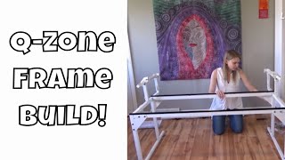 How to Set Up Your Grace QZone Hoop Frame with a Home Sewing Machine [upl. by Annoik446]