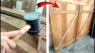 Cómo Hacer POSTIGOS de MADERA para Ventanas  Crear Contraventanas Rústicas  DIY Tutorial [upl. by Sivehc498]