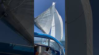 Sailing Catalina 30 Lake Erie September 21 2024 Cleveland Ohio [upl. by Eindys46]