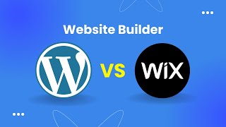 Wix Vs Wordpress Website  Comparison [upl. by Ecirad]