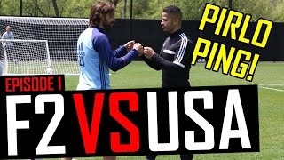 Andrea Pirlo AMAZING Passing Master Class F2 VS USA [upl. by Retrac]