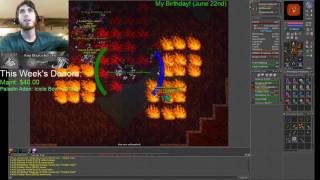 Tibia The Life of Adronus 124  Earth Fire Ice Death Imbument bosses [upl. by Richia]