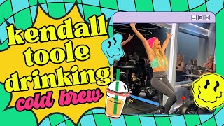 kendall toole drinking cold brew compilation part one ✨☕️ [upl. by Solahcin]