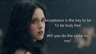 Katy Perry  Unconditionally  Lyrics [upl. by Anirtruc171]