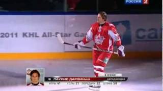 2011 KHL AllStar Game  Super Skills  Fastest Skater [upl. by Koral]