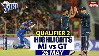 MI vs GT Qualifier 2 IPL 2023 Highlights Mumbai vs Gujarat Highlights  Today Match Highlights [upl. by Clarinda299]