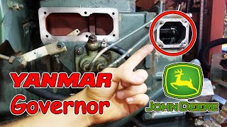 How To Adjust A Yanmar Diesel Tractor Governor [upl. by Eel879]