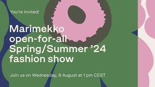 Marimekko SS24 at Copenhagen Fashion Week [upl. by Anirahtak]