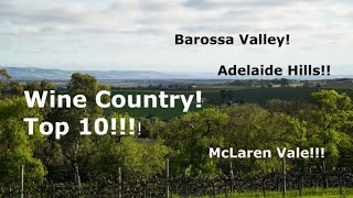 Barossa Valley Adelaide Hills amp McLaren Vale  Wine Country Top 10 [upl. by Jackqueline669]