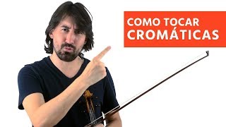 Como tocar escala cromática  Violin Hero [upl. by Ramso]