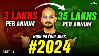 Top 10 HIGH Paying Jobs 2024  Part 1  in Tamil  Thoufiq M [upl. by Renrag]