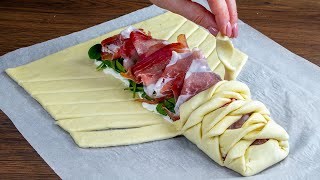 Comprerai tanta pasta sfoglia se provi questo roll al prosciutto [upl. by Allys793]