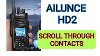 AILUNCE HD2  Easy Change Talkgroup VFO Mode [upl. by Harahs]