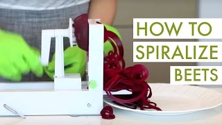 How to Spiralize Beets [upl. by Rudie729]