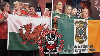 Womens Team Final Wales v Ireland  WDF World Cup 2023 from Esbjerg Denmark Day 5 morning [upl. by Gerlac]