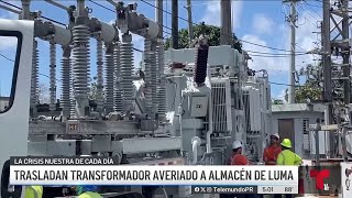 Realizarán pruebas al transformador de Maunabo previo al traslado a Santa Isabel [upl. by Wilma]