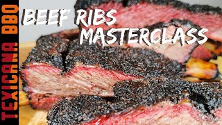 SMOKED BEEF RIBS MASTERCLASS bonus Pastrami Beef Ribs  SUB ITA [upl. by Donnamarie]