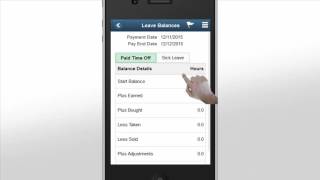 PeopleSoft Mobile Paycheck [upl. by Bernardina]
