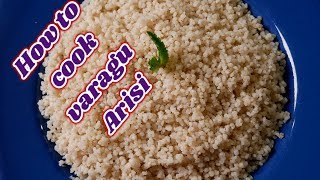 varagu arisi sadam  varagu rice sadham recipe in tamil  healthy kodo millet rice recipe [upl. by Genvieve905]