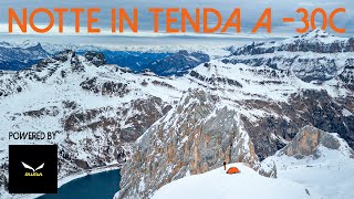 DORMO a 33°C in MARMOLADA 🥶  Dolomiti test scarpone alpinismo Ortles Light Mid Powertex by Salewa [upl. by Aenotna]