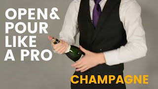 Opening and Pouring Champagne [upl. by Therine]