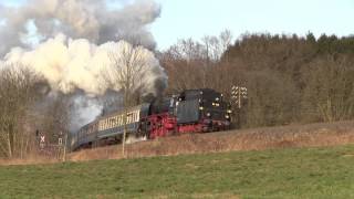 Glockenläuten Dampf 01 118 im Westerwald [upl. by Fannie793]