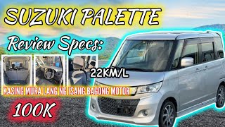 BREAKING NEWS SUZUKI PALETTE SPECSREVIEW SULIT NGA BA ITO FOR ONLY 100K Lang [upl. by Helaine]