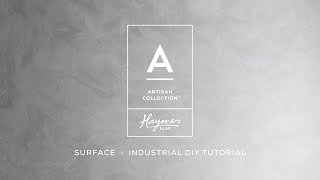 How to Apply Artisan Surface Paint in Industrial Grey [upl. by Oiramal]