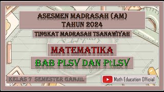 LATIHAN SOALSOAL ASESMEN MADRASAH MATEMATIKA TAHUN 2024 [upl. by Nadine83]