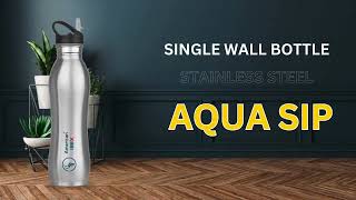 American IBEX Stainless Steel AQUA SIP Water Bottle 1000ml  Anti Bacterial and BPAfree materials [upl. by Niveek615]