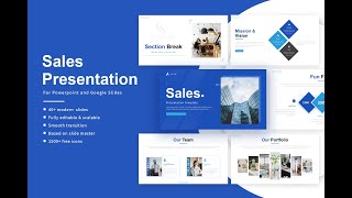 Sales Presentation Template [upl. by Dedra818]