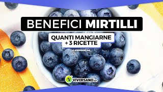 Mirtilli 5 curiosità che devi sapere Chiesto al nutrizionista  ViverSanonet [upl. by Nosnek306]