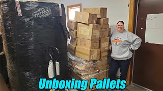 Unboxing a Pallet of Closeouts  Check out what we got [upl. by Estes]