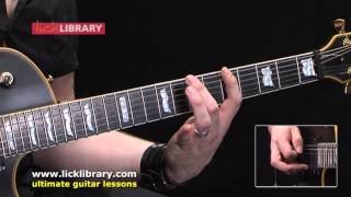 Legato Technique Exercise  Guitar Lesson With Andy James  Sample Licklibrary [upl. by Tilford884]