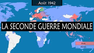 La Seconde Guerre mondiale  Résumé sur cartes [upl. by Ytsim]