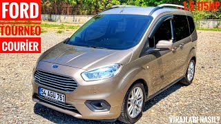 SÖYLENDİĞİ KADAR İYİ DÖNÜYOR MU FORD COURİER TİTANİUM PLUS  15TDCI 115HP  0100 [upl. by Eenwat224]