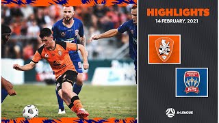 HIGHLIGHTS Brisbane Roar FC v Newcastle Jets  February 14  ALeague 202021 Season [upl. by Ordisi635]