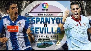 Espanyol vs Sevilla 29012017 PRIMER TIEMPO [upl. by Giacopo]