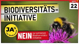 «Biodiversitätsinitiative»  Volksabstimmung 22 September 2024 [upl. by Norihs193]