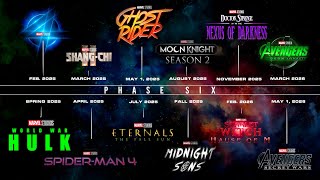 EVERY MCU MOVIE SHOW amp ANNOUNCEMENTS Coming in 20242026 [upl. by Derrek]