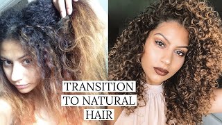 How I Transitioned to Natural Hair  10 Tips [upl. by Hollister]