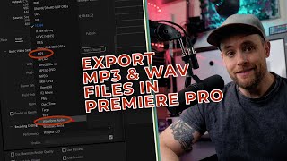 How to Export WAV or MP3 Audio From Adobe Premiere Pro  Shorts [upl. by Titus]