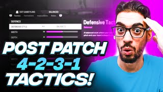 STARTER POST PATCH META 4231 FORMATION amp CUSTOM TACTICS  FC 24 Ultimate Team [upl. by Oswell164]