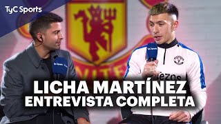 LISANDRO MARTÍNEZ EN TyC SPORTS 🔥 quotA GARNACHO LO LLEVO CONMIGO A LA SELECCIÓN ARGENTINAquot ⚽ [upl. by Gereron]