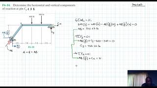 F6–14 Structural Analysis Chapter 6 Hibbeler Statics Benam Academy [upl. by Brandea220]